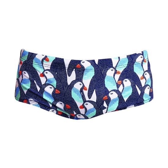 Ảnh của QUẦN BƠI ĐÙI FUNKY TRUNKS MEN'S SIDEWINDER TRUNKS PENGOO PARADE NAM-S/32-HỌA TIẾT