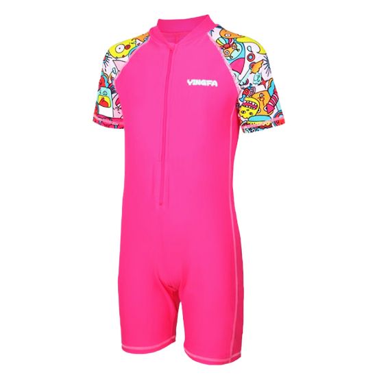 Ảnh của Đồ bơi chống nắng YINGFA Y0577 Kid's Swimsuit Trẻ em Hồng