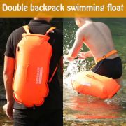 Ảnh của Phao bơi biển đeo thắt lưng Người lớn MARJAQE Dual Airbag Open Water Backpack Swim Buoy MR901